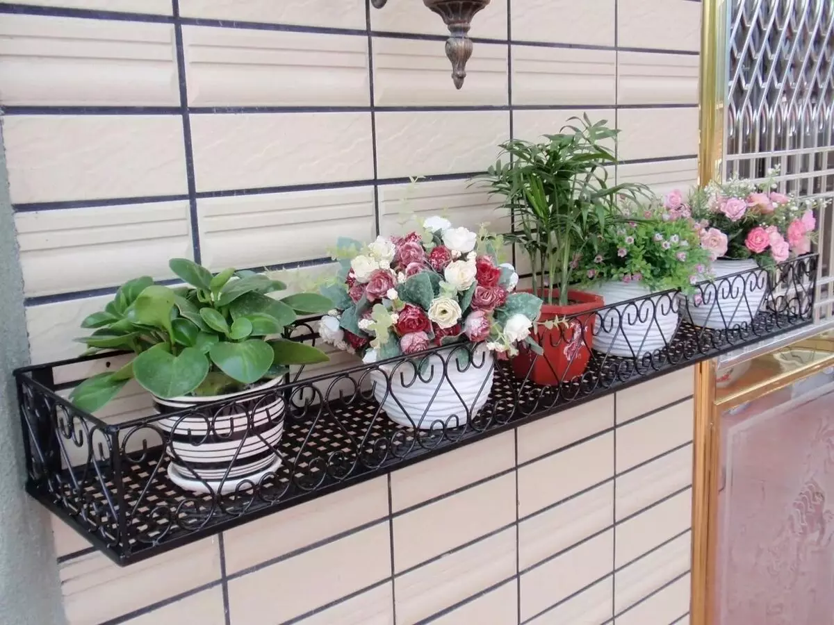 Varanda caixas de flores: caixas de plástico com fixação e suspensão caixas de rattan, caixas florais e outros modelos na varanda 10004_38