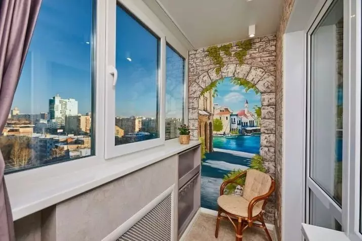 美丽的阳台（73张照片）：如何在公寓美丽的阳台上享受阳台？如何在里面放一个房间？如何装饰山寨的阳台？ 10006_49