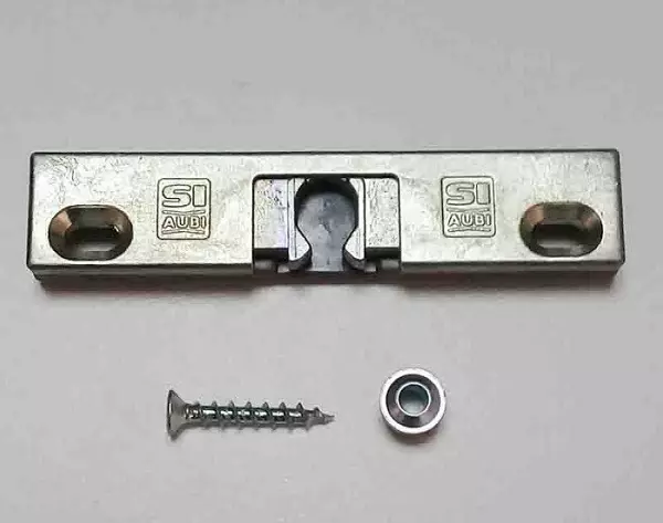 阳台手柄：双面塑料型号配有闩锁和手柄 - 壳牌，阳台和金属白色手柄的钢笔和锁。其他型号 10015_17