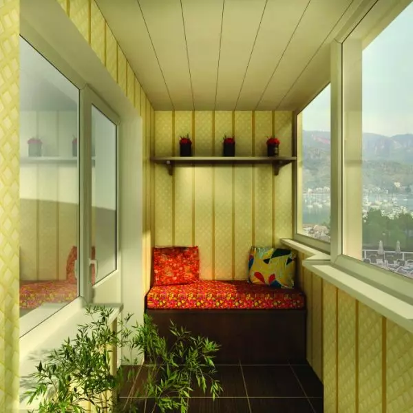 Дизайн балкона 3 квадратних метра (60 фото): варіанти інтер'єру балкона 3 кв. м в панельному і приватному будинку. Оздоблення усередині і інші нюанси оформлення панорамних і інших балконів 10016_13