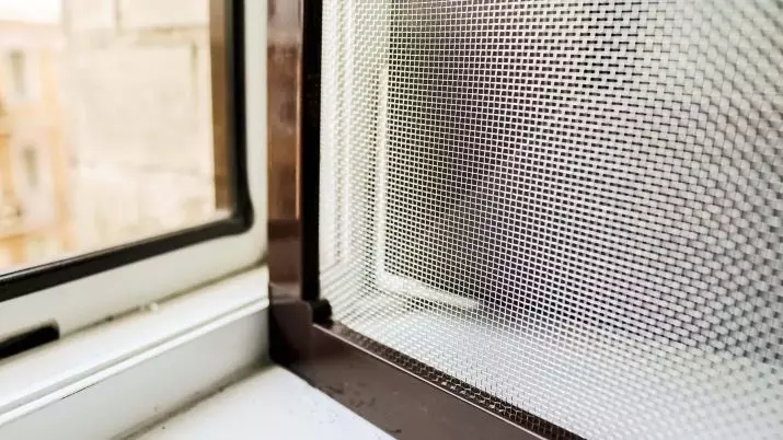 बालकनी और लॉजिया पर मच्छर जाल: बालकनी खिड़कियों पर स्लाइडिंग जाल, एल्यूमीनियम फ्रेम पर लॉजिया के लिए मच्छर मच्छर, लोहे की बालकनी पर कीड़ों से मच्छर जाल का चयन करें 10022_17