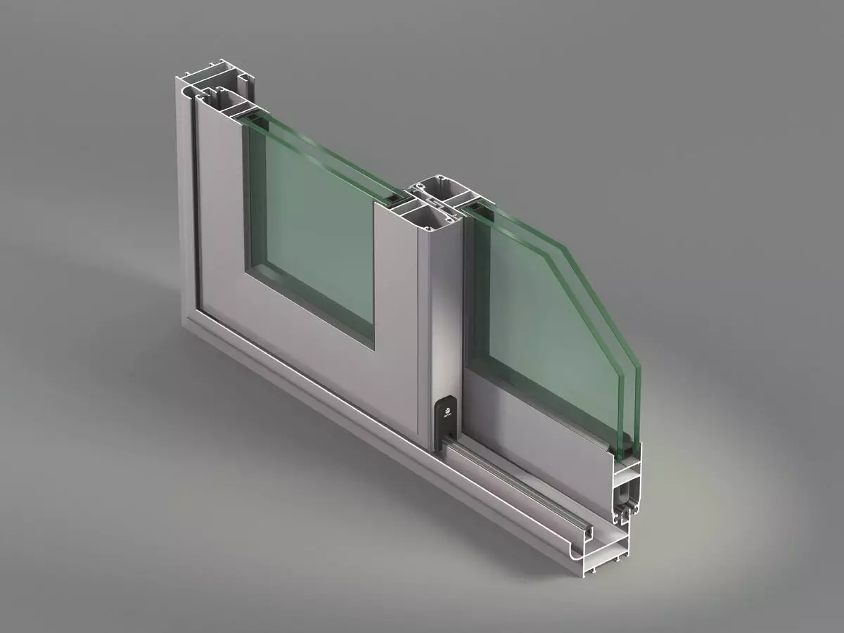 Balcone vetri di profilo in alluminio (51 foto): Caratteristiche del balcone Cornici in alluminio, tipi di finestre di vetri freddi e caldi, sistemi luminosi e gonfiati 10026_39