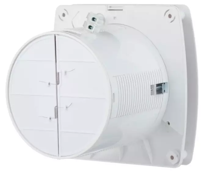 Navijači za kopalnice: Tihi modeli izpušnih plinov s kontrolnim senzorjem ventila in vlažnosti, drugi modeli za risanje, njihove velikosti 10047_61
