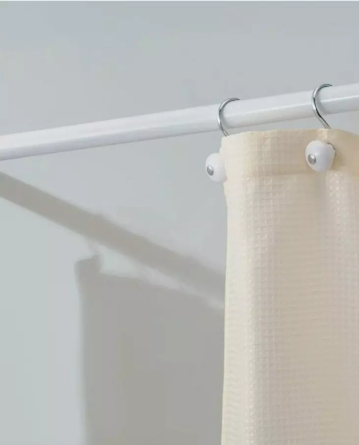 Buvor de Banheiro: hastes em forma de m para cortinas, varas telescópicas para cortinas e suportes flexíveis, escolha a fixação para cortinas para banho oval 10049_28