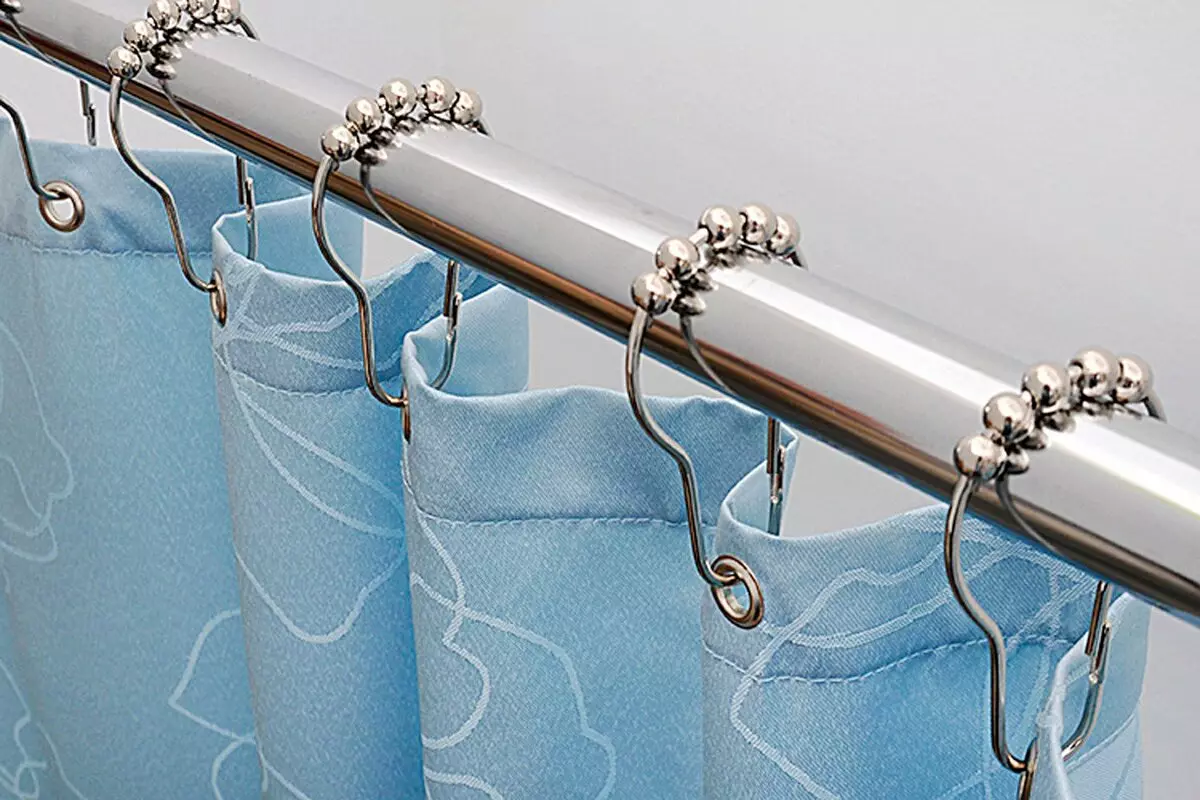Buvor de Banheiro: hastes em forma de m para cortinas, varas telescópicas para cortinas e suportes flexíveis, escolha a fixação para cortinas para banho oval 10049_29