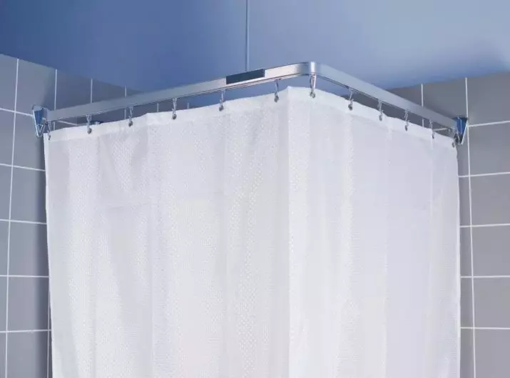 Buvor de Banheiro: hastes em forma de m para cortinas, varas telescópicas para cortinas e suportes flexíveis, escolha a fixação para cortinas para banho oval 10049_38