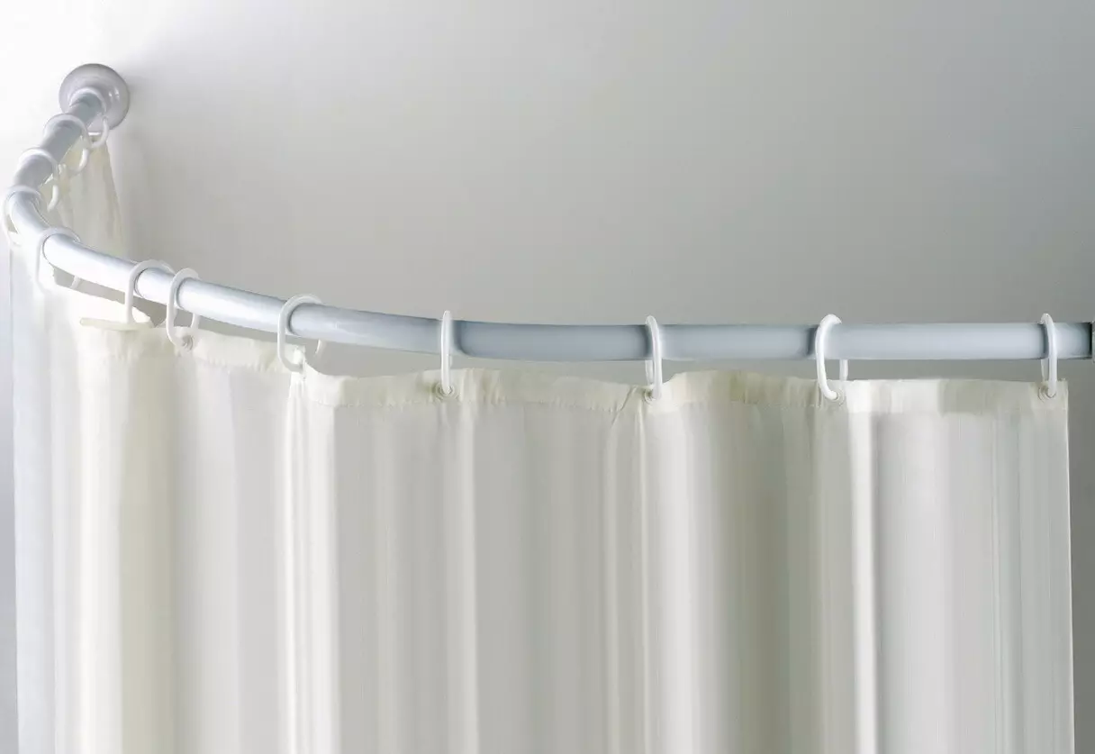 Buvor de Banheiro: hastes em forma de m para cortinas, varas telescópicas para cortinas e suportes flexíveis, escolha a fixação para cortinas para banho oval 10049_50
