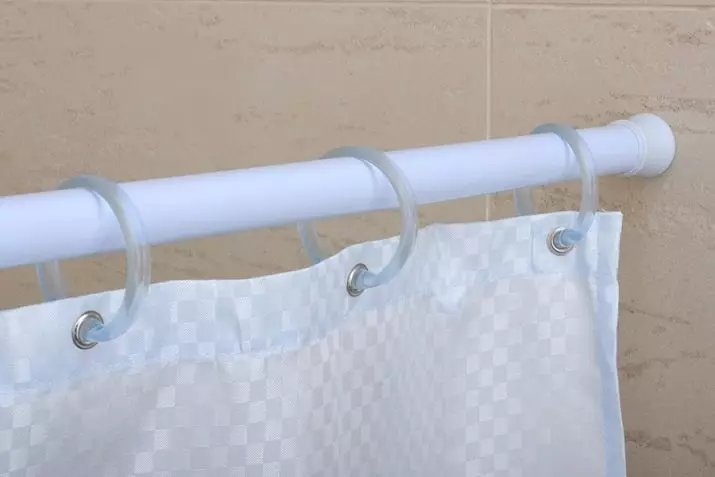 Buvor de Banheiro: hastes em forma de m para cortinas, varas telescópicas para cortinas e suportes flexíveis, escolha a fixação para cortinas para banho oval 10049_56