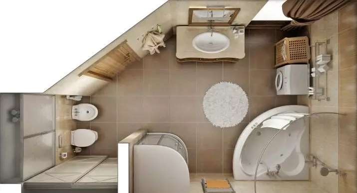 Badkamer maten: standaard, minimum en optimale grootte voor een woonhuis en appartementen 10053_11