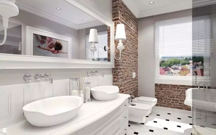 浴室尺寸：私人住宅和公寓的標準，最低和最佳尺寸 10053_18