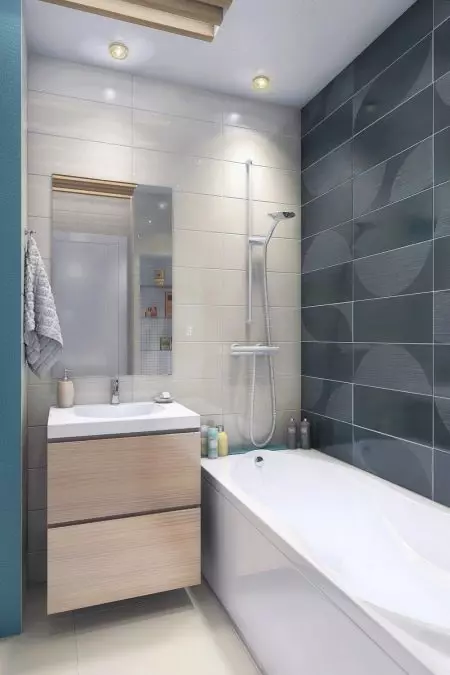 Badkamer maten: standaard, minimum en optimale grootte voor een woonhuis en appartementen 10053_30