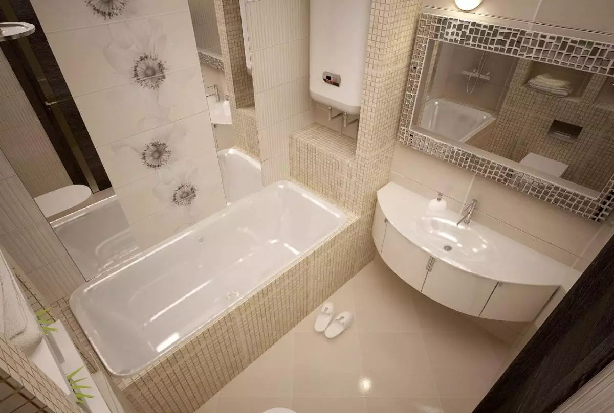 Големини на бања: стандардни, минимални и оптимални големини за приватна куќа и апартмани 10053_8