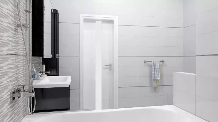 Plastové dvere v kúpeľni: Pros a nevýhody PVC Dvere do kúpeľne, výber plastových dverí 10056_36