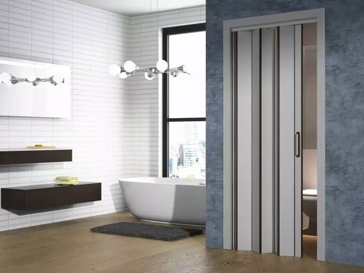 Plastic doors in the bathroom: pros and cons of PVC doors to the bathroom, selection of plastic doors 10056_8