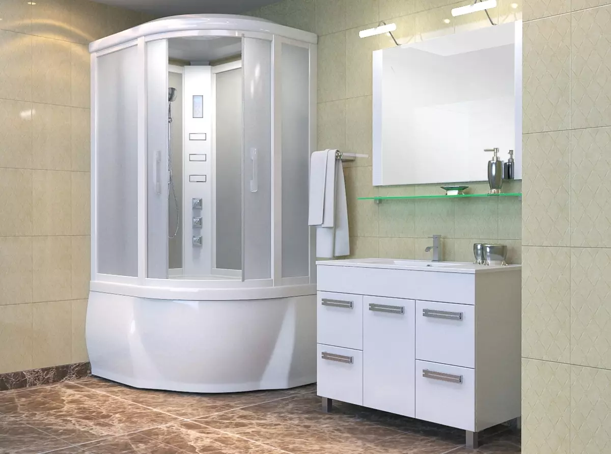 Plumbing kanggo kamar mandi (63 Foto): Elite Italia lan Jerman plumbing kanggo kamar mandi, ringkesan merek IKEA lan liyane 10057_18