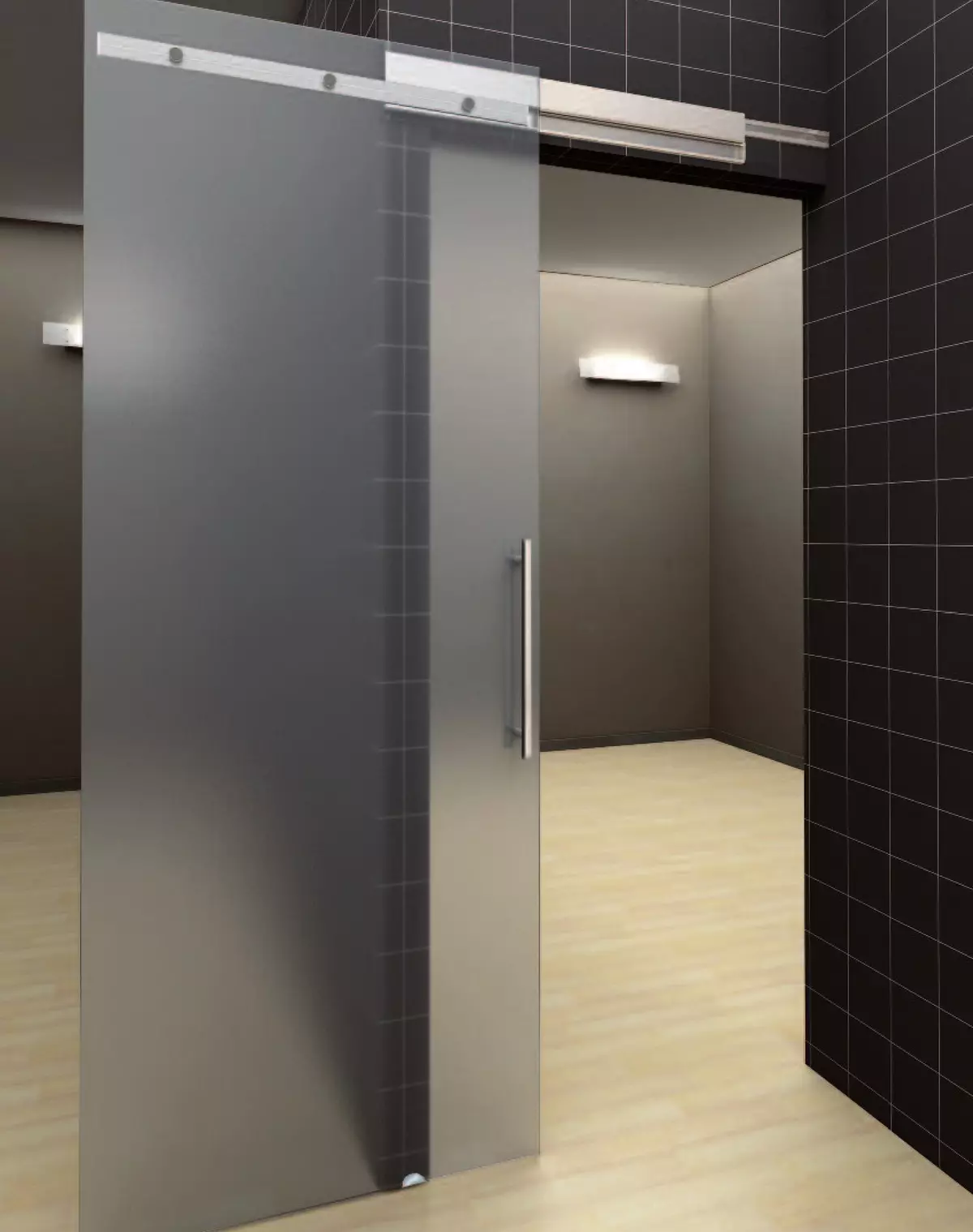 Schiebetüren im Badezimmer (42 Fotos): Türen und Coupé, Tipps zur Auswahl von Interroom-Türen im Badezimmer 10059_17
