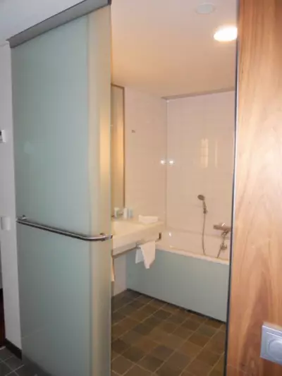 Розсувні двері у ванну кімнату (42 фото): види дверей-купе, поради щодо вибору міжкімнатних дверей в санвузол 10059_27