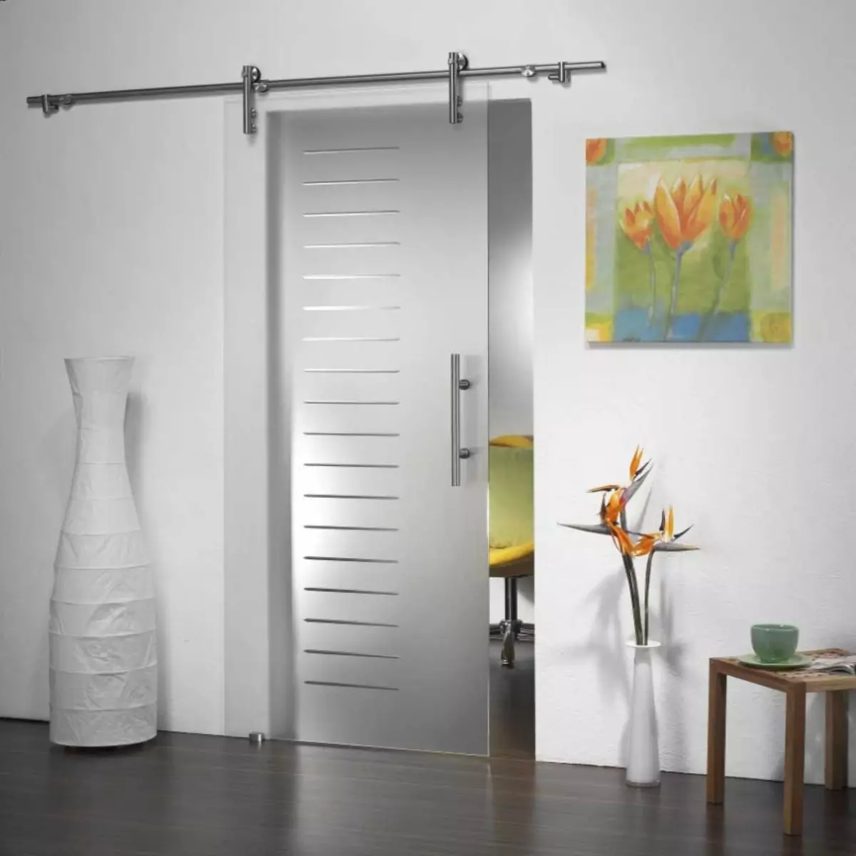 Schiebetüren im Badezimmer (42 Fotos): Türen und Coupé, Tipps zur Auswahl von Interroom-Türen im Badezimmer 10059_37