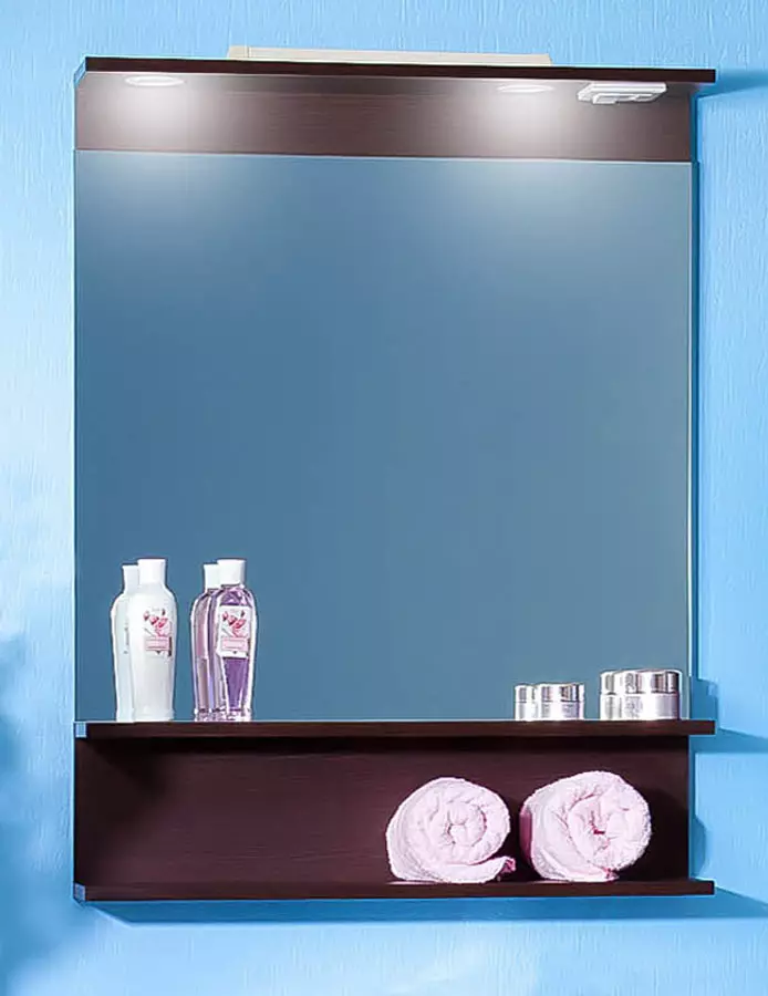 Espejo con iluminado en el baño (100 fotos): espejos con cinta LED 60, 90, 110 y 120 cm, la elección de los espejos cosméticos grandes y caros 10061_23