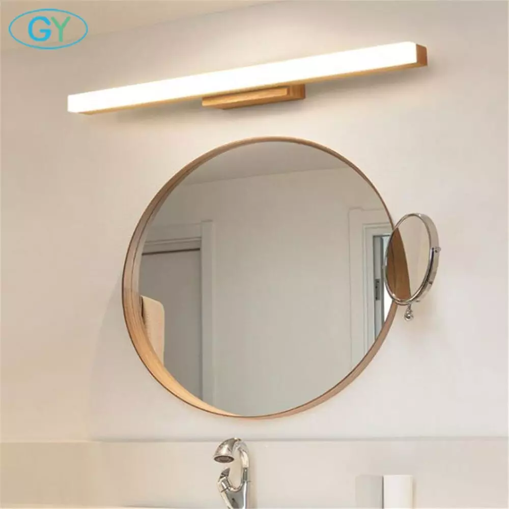 Espejo con iluminado en el baño (100 fotos): espejos con cinta LED 60, 90, 110 y 120 cm, la elección de los espejos cosméticos grandes y caros 10061_28