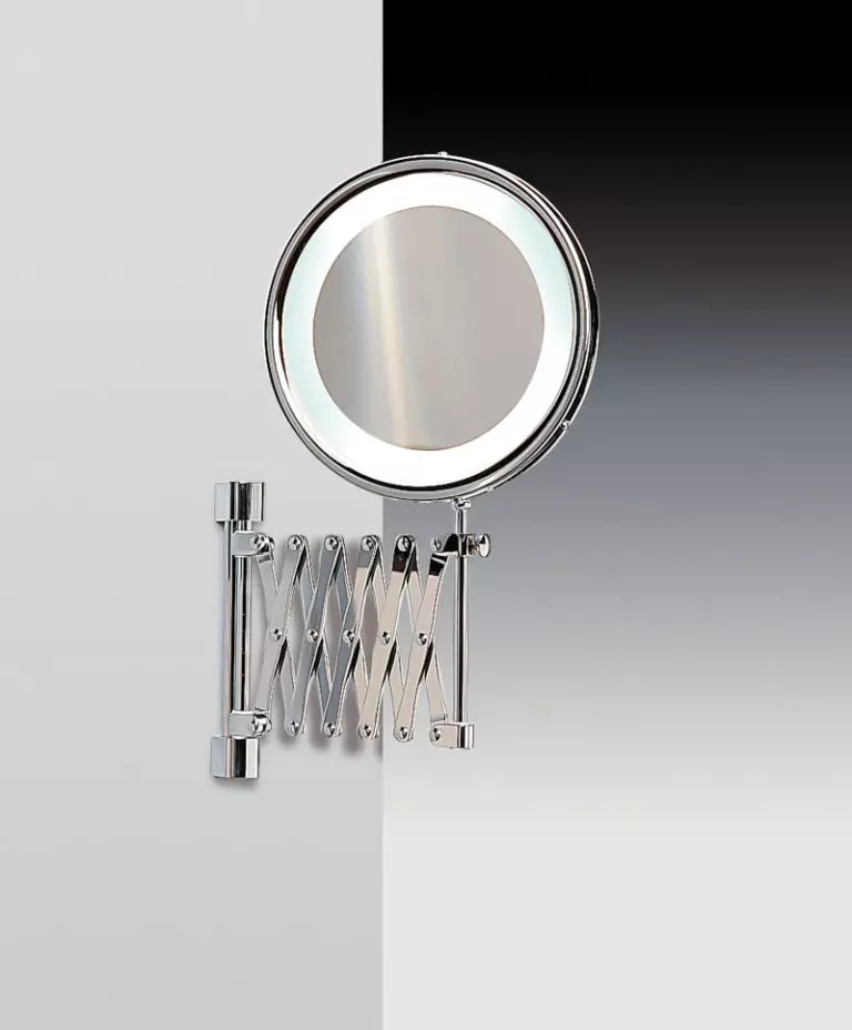 Espejo con iluminado en el baño (100 fotos): espejos con cinta LED 60, 90, 110 y 120 cm, la elección de los espejos cosméticos grandes y caros 10061_84
