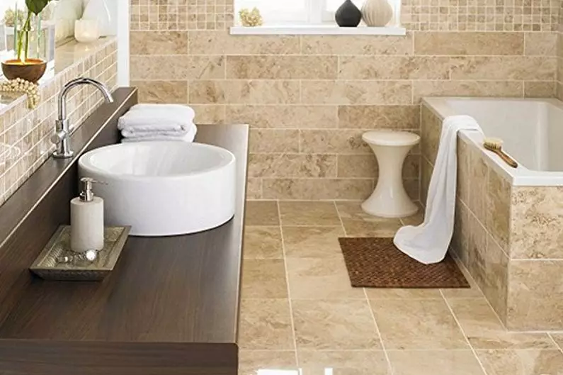 Baddesign 5 kvadratmeter. m med toalett (62 foton): planerar ett kombinerat badrum med tvättmaskin och utan, inredningsalternativ 10064_46