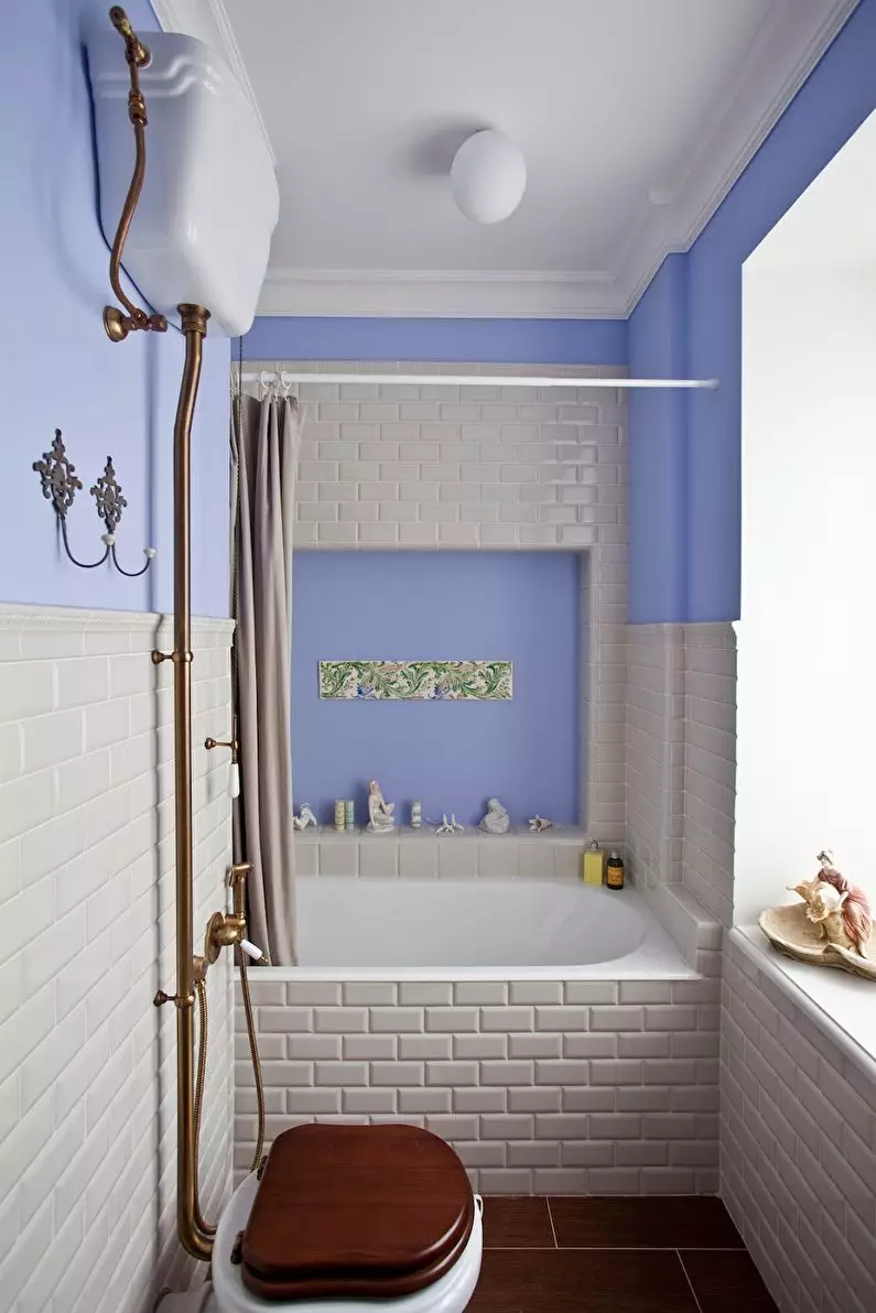 Дизајн на бања во комбинација со 3-та плоштад тоалет. M (76 фотографии): внатрешен дизајн бања со машина за перење, поставување на мала соба 10068_45