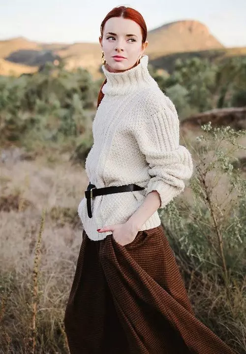 Woolen Sweater (47 Mga Litrato): Gikan sa Camel Wool, Merino 1006_9