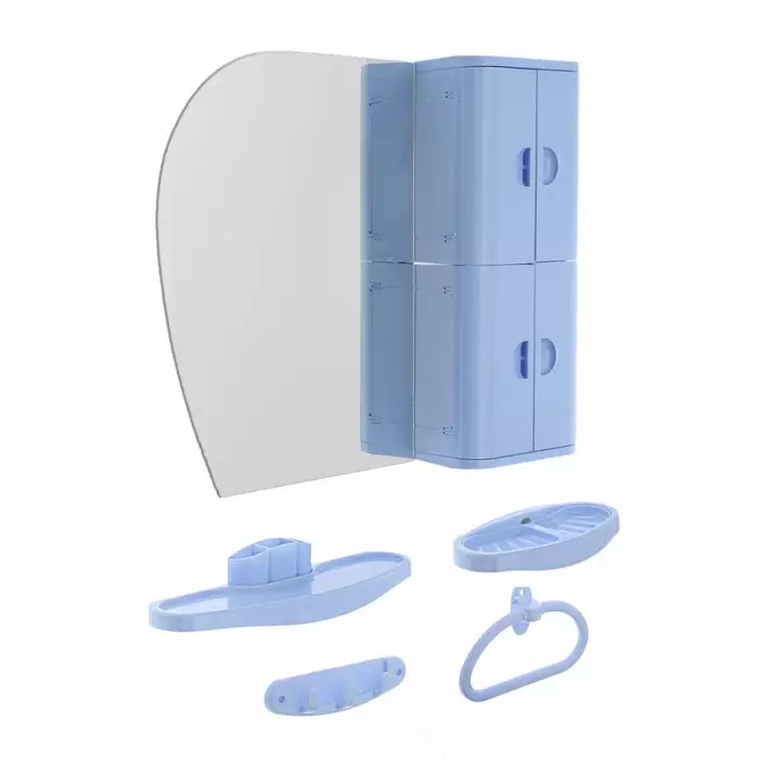 Set con uno specchio per i bagni: Panoramica dei set di specchi in plastica. Come scegliere? 10070_14