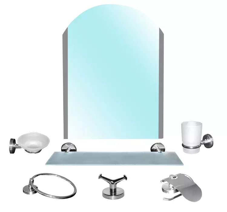 Set con uno specchio per i bagni: Panoramica dei set di specchi in plastica. Come scegliere? 10070_5