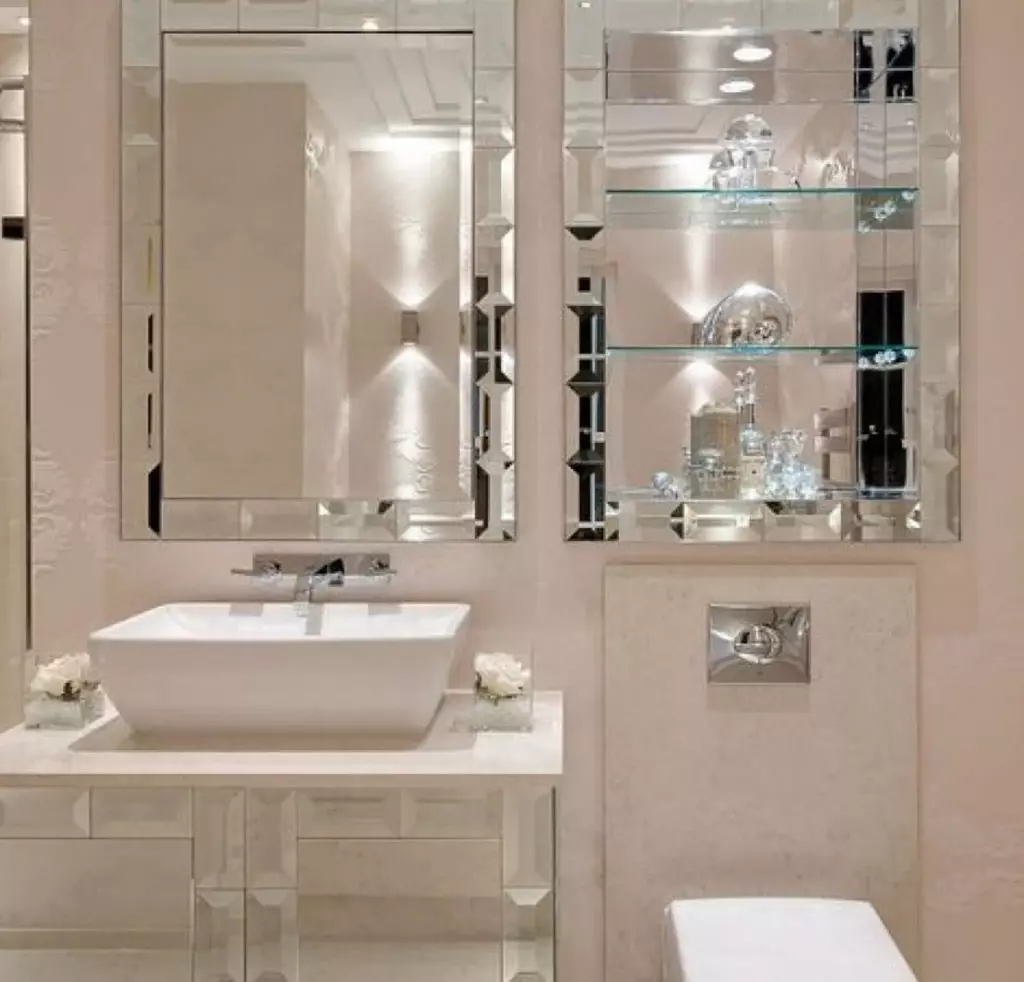 Zestawy z lustrem do łazienki: Przegląd zestawów lusterkowych z tworzywa sztucznego. Jak wybrać? 10070_6