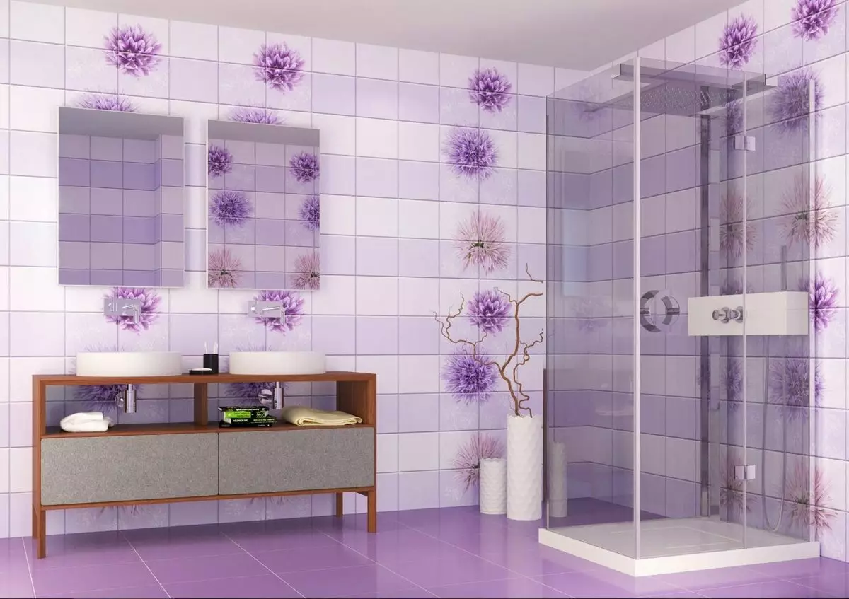 Paneles de baño (90 fotos): Acabado con paneles acrílicos resistentes a la humedad, Aquapanel deslizante con dibujo, comentarios 10075_3