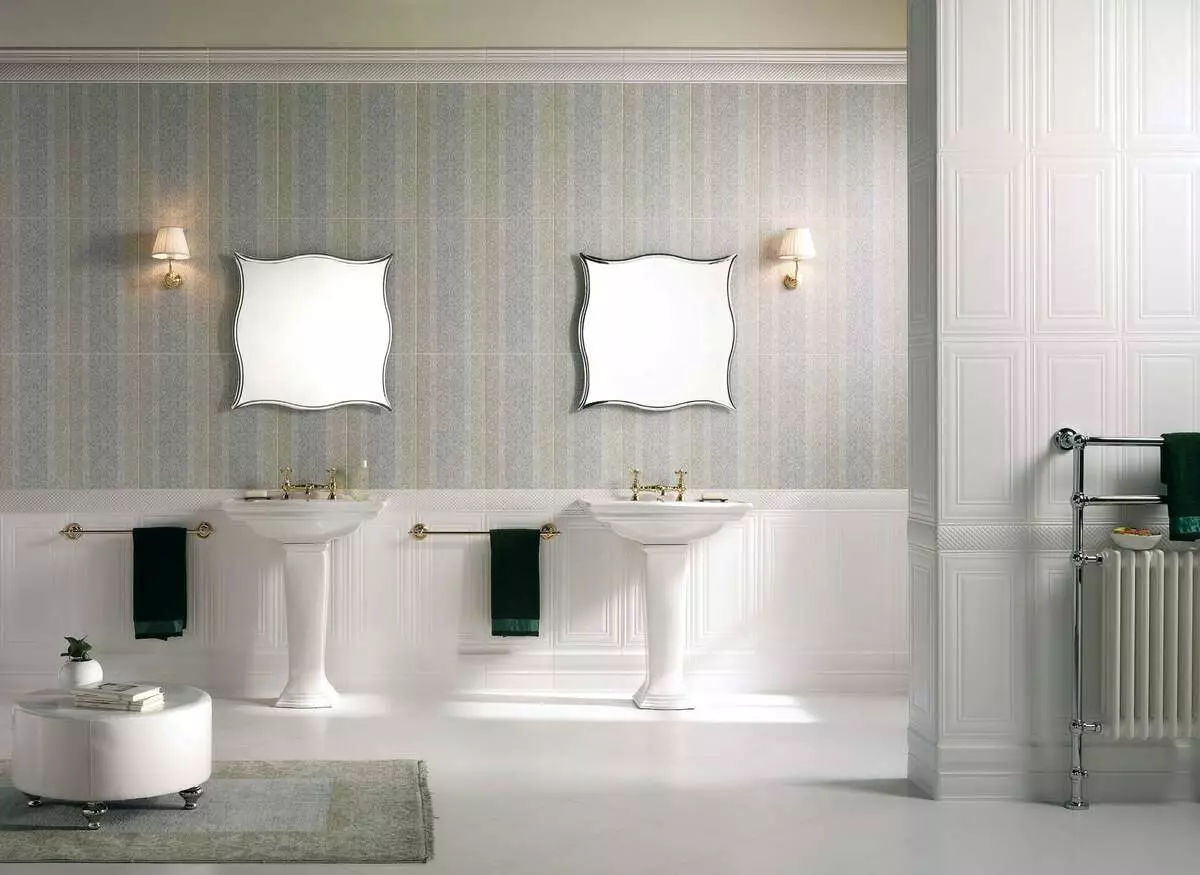 Tấm phòng tắm (90 ảnh): Hoàn thiện với các tấm acrylic chịu độ ẩm, trượt Aquapanel với bản vẽ, đánh giá 10075_42