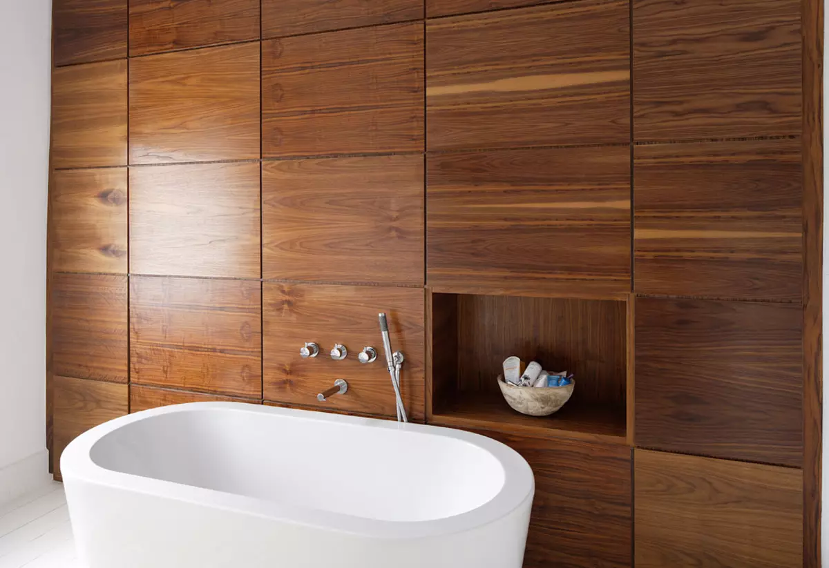 Painéis de casa de banho (90 fotos): Acabamento com painéis acrílicos resistentes a umidade, Aquapanel deslizante com desenho, Reviews 10075_54