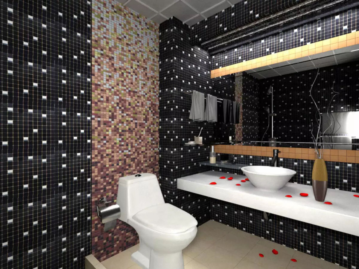 Paneles de baño (90 fotos): Acabado con paneles acrílicos resistentes a la humedad, Aquapanel deslizante con dibujo, comentarios 10075_67