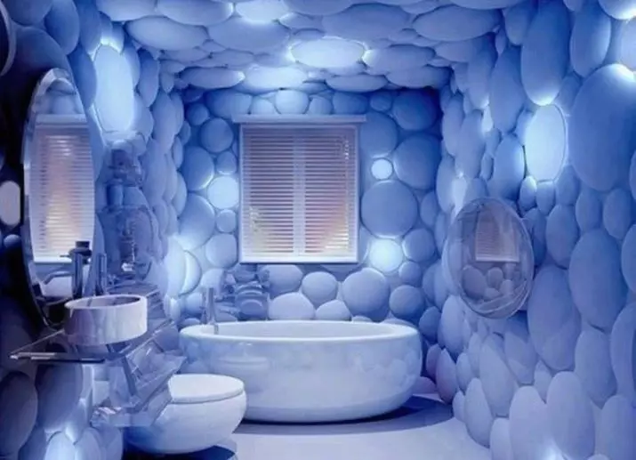 Tấm phòng tắm (90 ảnh): Hoàn thiện với các tấm acrylic chịu độ ẩm, trượt Aquapanel với bản vẽ, đánh giá 10075_87