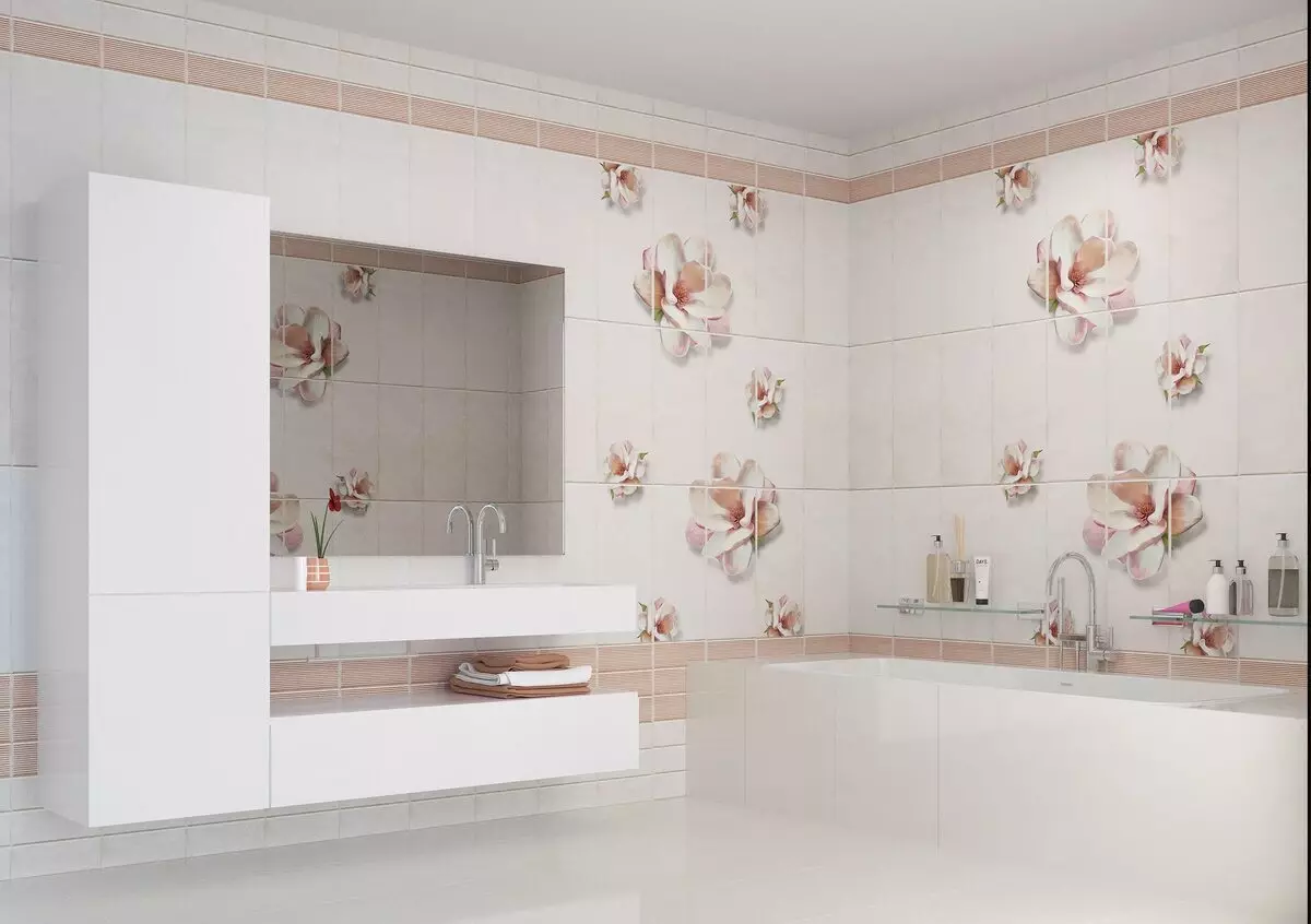 Tấm phòng tắm (90 ảnh): Hoàn thiện với các tấm acrylic chịu độ ẩm, trượt Aquapanel với bản vẽ, đánh giá 10075_9