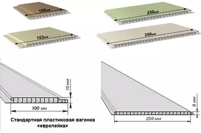 PVC Panele Banjo (105 foto): Dekorimi i dhomës nga panelet e murit të fletëve plastike, madhësitë dhe opsionet e dizajnit 10076_33