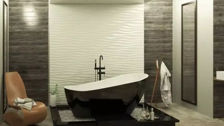 PVC Panele Banjo (105 foto): Dekorimi i dhomës nga panelet e murit të fletëve plastike, madhësitë dhe opsionet e dizajnit 10076_57