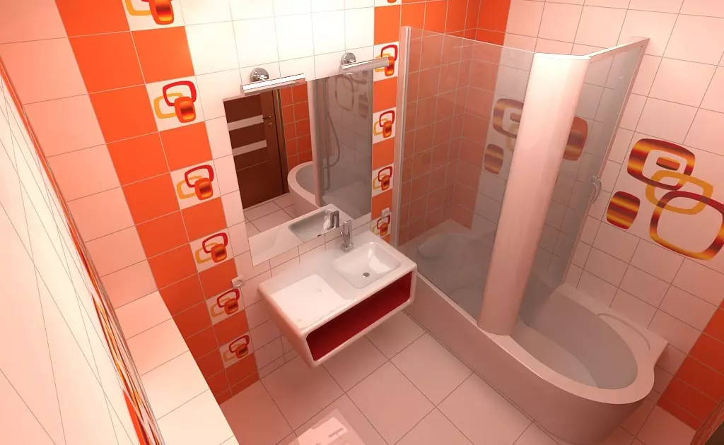 Khrushchev（75枚の写真）にある浴室を組み合わせた浴室：トイレと組み合わせた小さなお風呂のデザイン。部屋はどんなサイズですか？洗濯機が付いているバスルームのインテリアデザインのアイデア 10081_62