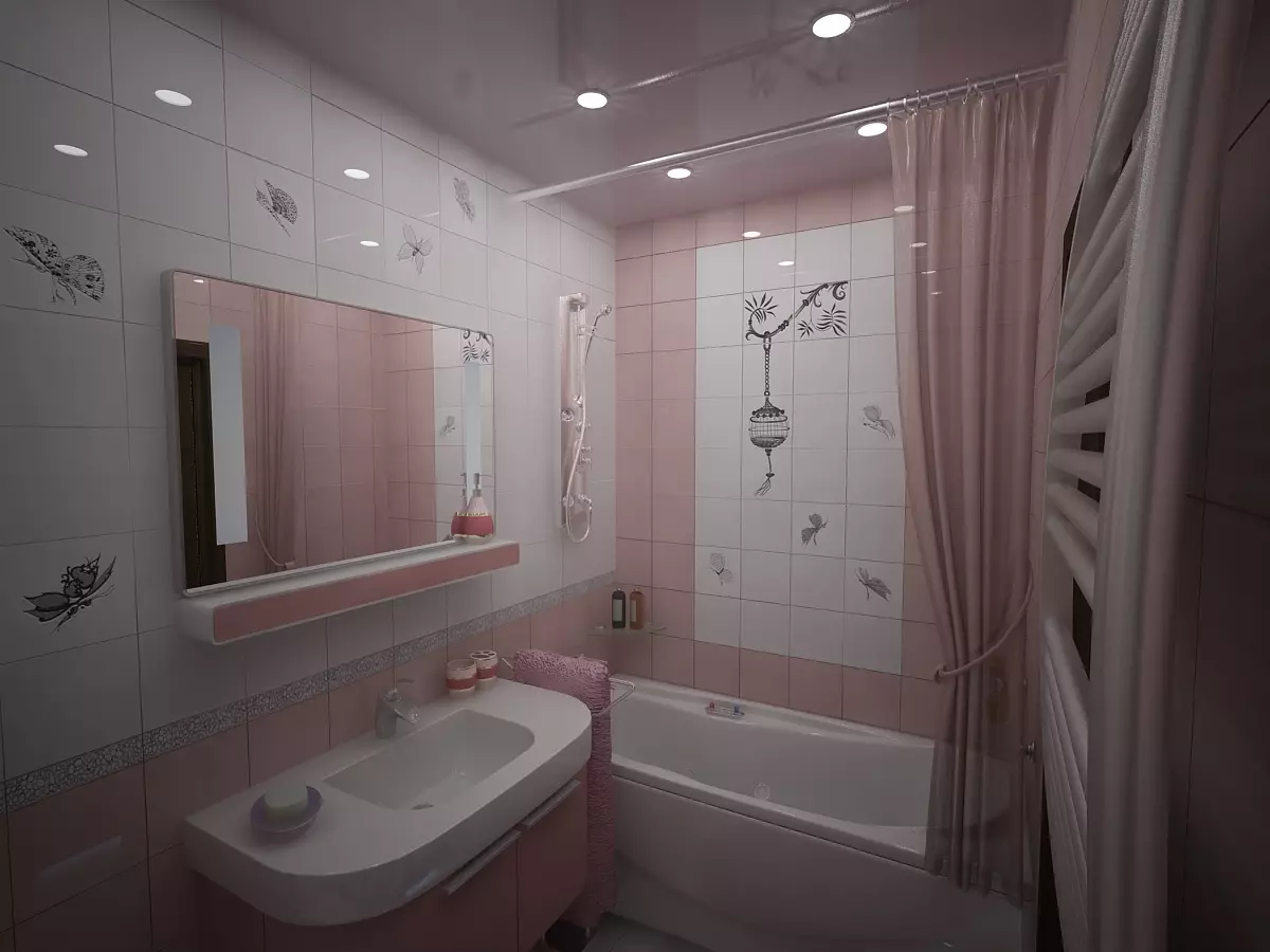 Khrushchev（75枚の写真）にある浴室を組み合わせた浴室：トイレと組み合わせた小さなお風呂のデザイン。部屋はどんなサイズですか？洗濯機が付いているバスルームのインテリアデザインのアイデア 10081_69