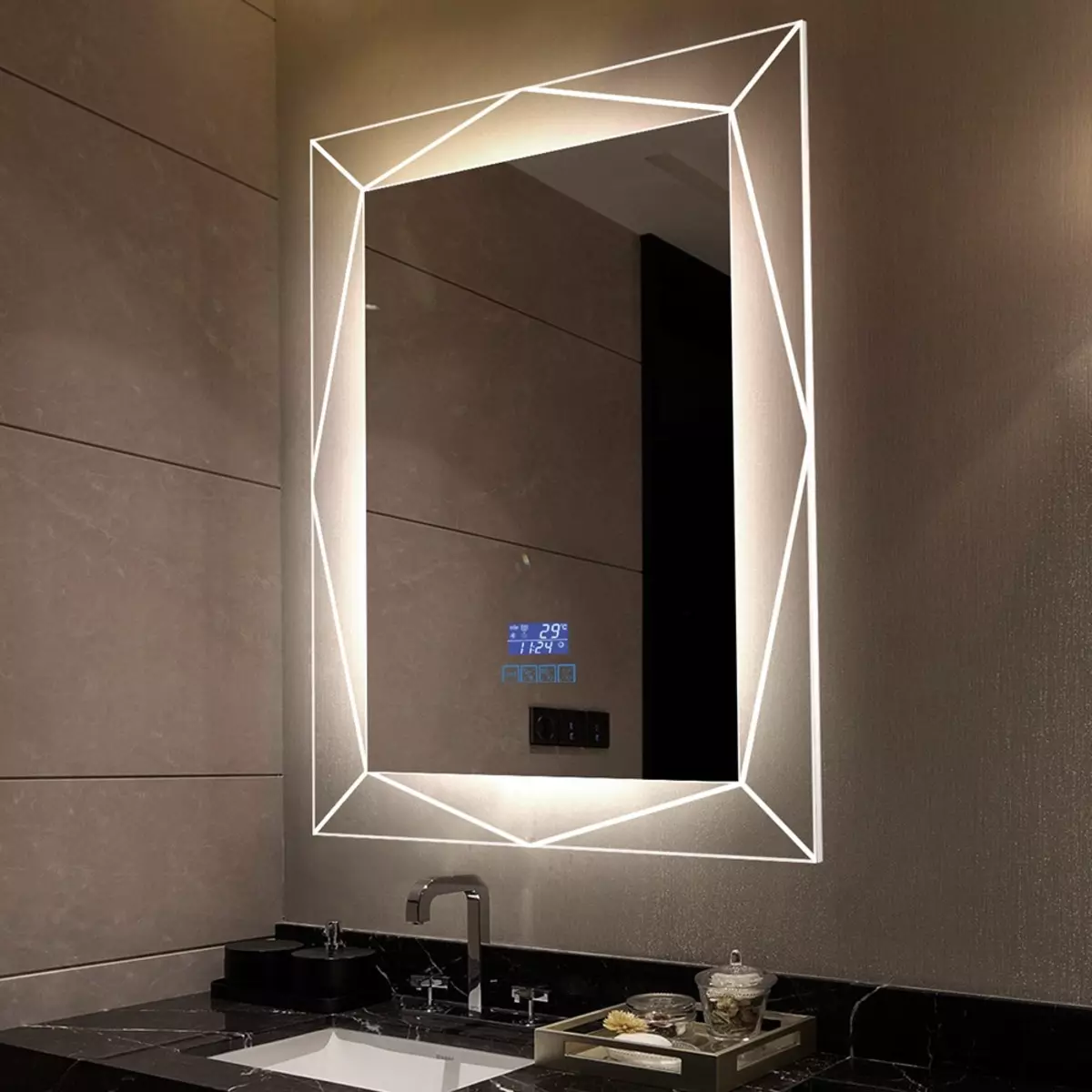 Зеркала для ванной с подсветкой и подогревом