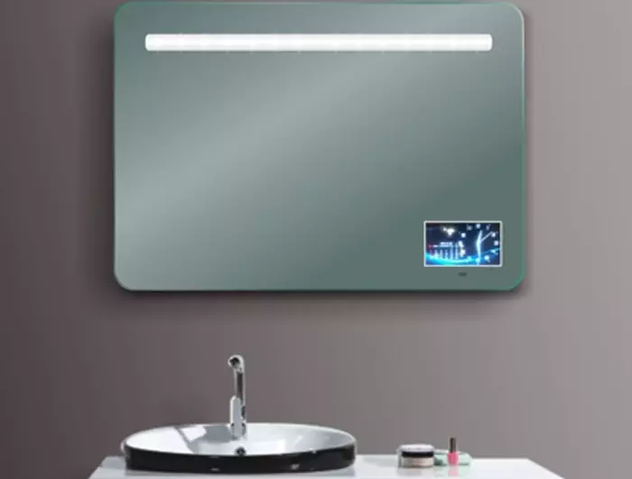 Зеркало с подогревом в ванную купить. Зеркало с подсветкой и радио для ванной Camelio 100. Зеркало с подсветкой и часами. Зеркало в ванную с часами. Зеркало с часами и подсветкой для ванной.
