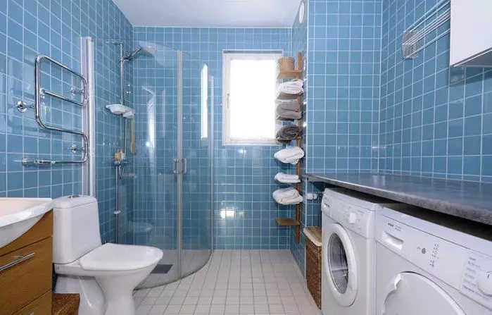 Plave pločice za kupaonicu (50 slike): Zidne keramičke pločice plave u kupatilu, Laguna prikupljanje i druge serije iz Rusije 10107_4