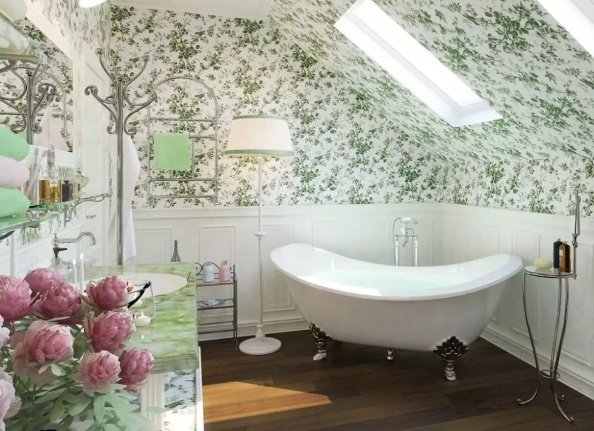 Filem pelekat diri untuk bilik mandi: Ciri-ciri filem PVC untuk bilik, hiasan dinding dengan filem vinil kalis air 10111_37