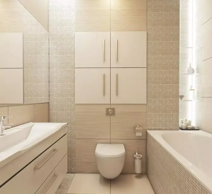 चमकदार स्नानगृह टाइल: मजल्यावरील सिरेमिक आणि इतर टाइल, वॉल-माउंटन चकाकी टाइल. फायदे आणि तोटे 10112_22