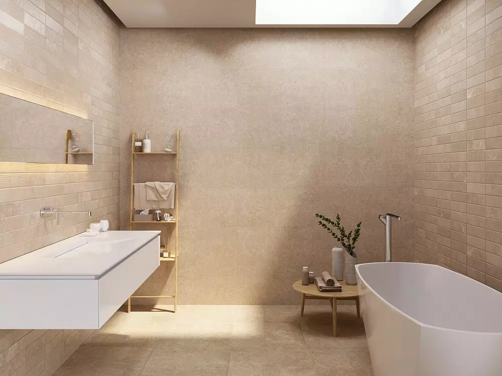 Fényes fürdőszoba csempe: Kerámia és egyéb csempe a padlón, falra szerelhető fényes csempe. Előnyök és hátrányok 10112_25