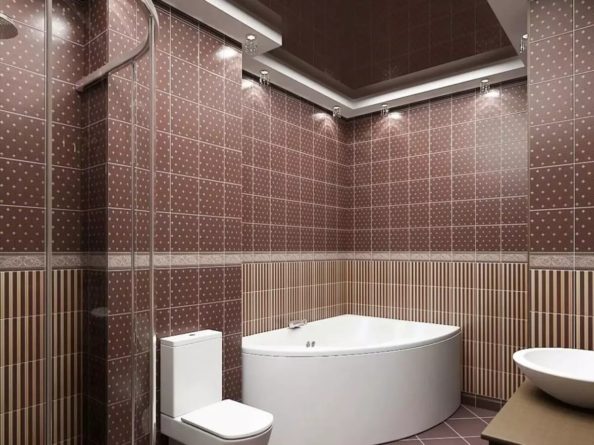 Дизайн ванны кафелем фото