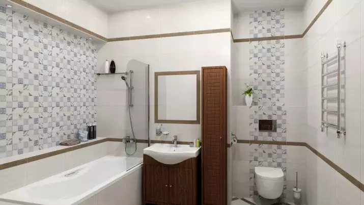 Tile kwa bafuni ndogo (90 photos): Bathroom kubuni na vigae. chaguzi kubwa kuvunjika kwa kubwa na ukubwa wa kuoga 10117_75