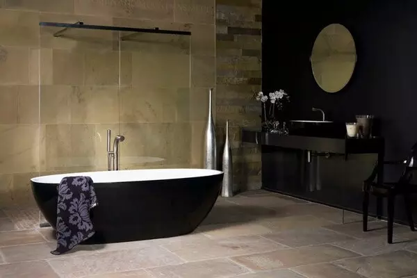 Groguenc rajoles per al bany (50 fotos): disseny de rajoles mat i brillant en colors beix, rajoles de ceràmica a l'interior i altres opcions 10120_18